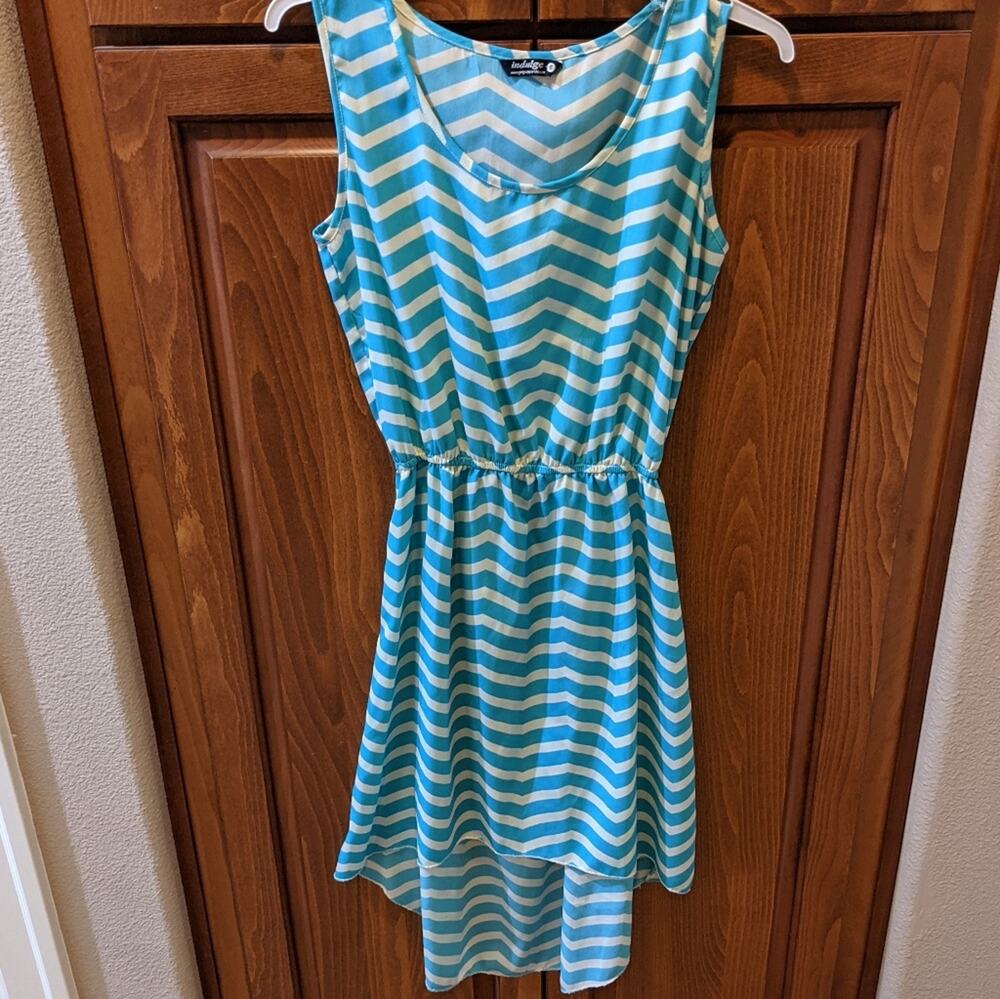Indulge Chevron Hi-Lo Tunic Dress Size Small 5/$25